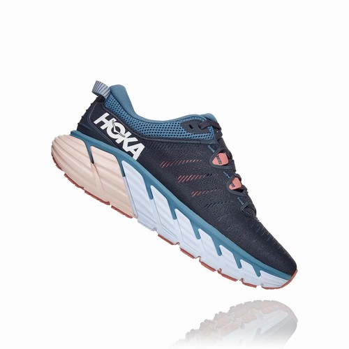 Hoka One One GAVIOTA 3 Vegan Shoes For Women India Navy IN-5032